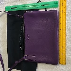 Marc by Marc Jacobs purple leather crossbody bag